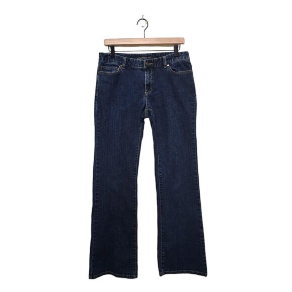 Michael Kors Mid-Rise Straight Leg Bootcut Jeans Sz 8 - Picture 1 of 10